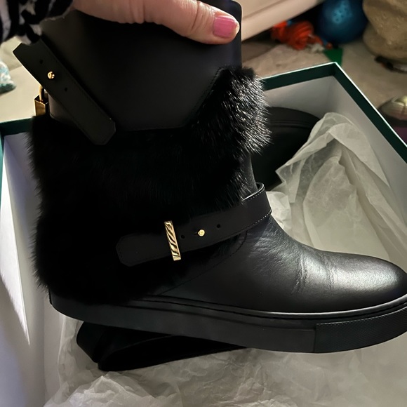 buscemi fur sneaker boot, style called moto fur - Picture 3 of 9